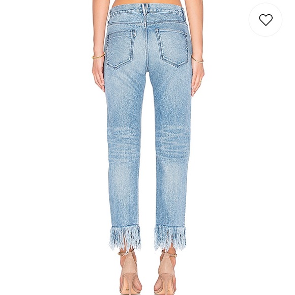 3x1 | Jeans | 3x Straight Fringe Crop 
